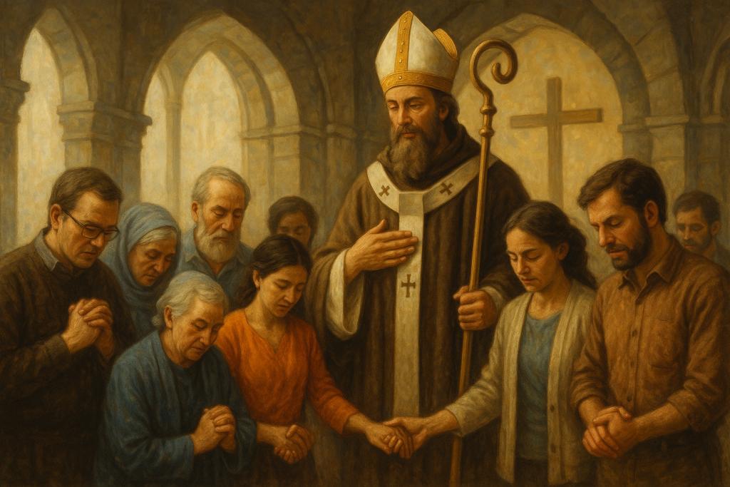 Preghiera a Sant'Agostino di Canterbury per la Fede Operosa delle Comunità Ecomeniche